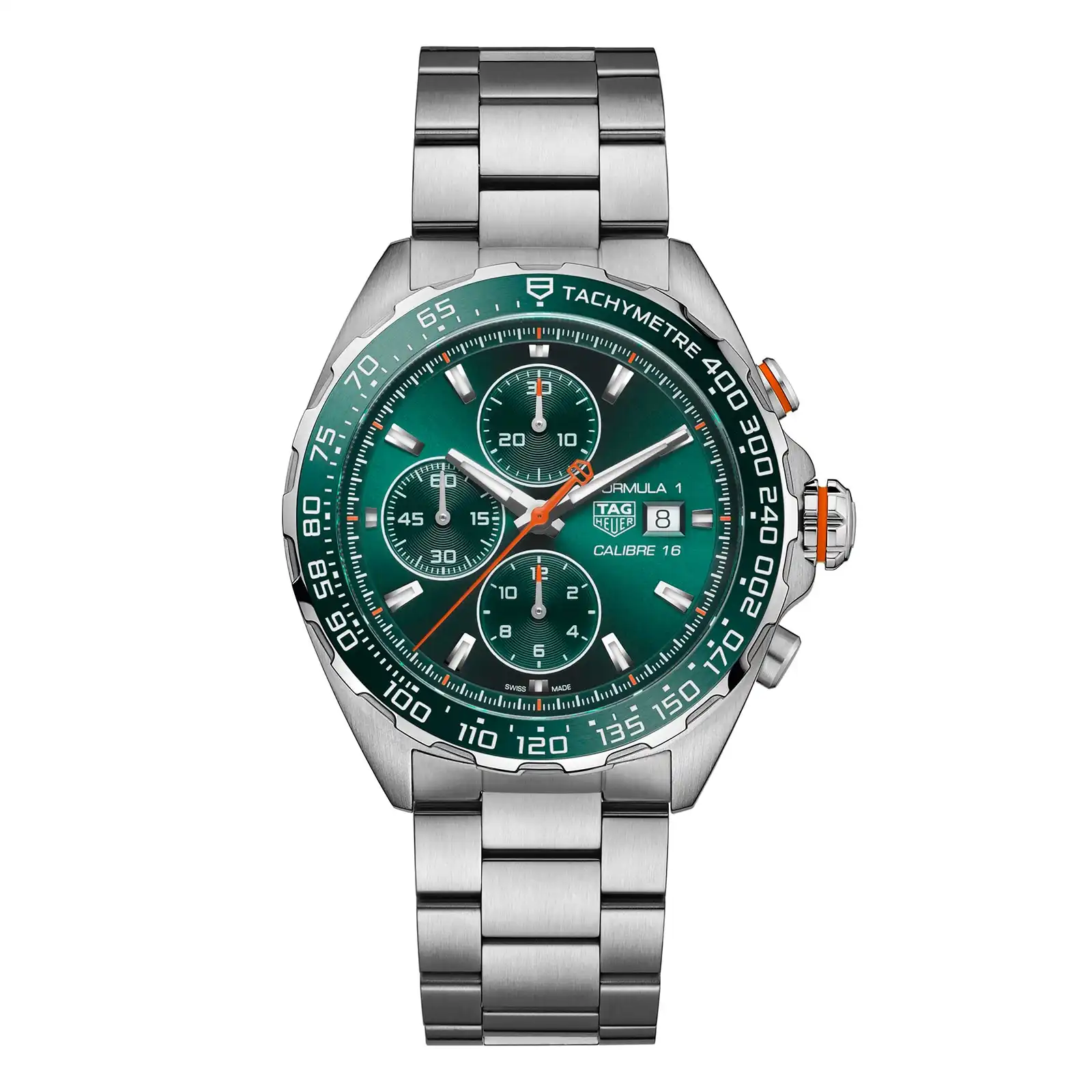 kcrcwdkzlot.webp TAG Heuer Formula 1 Chronograph 44mm Mens Replica Green CAZ201H.BA0876 - Image 1