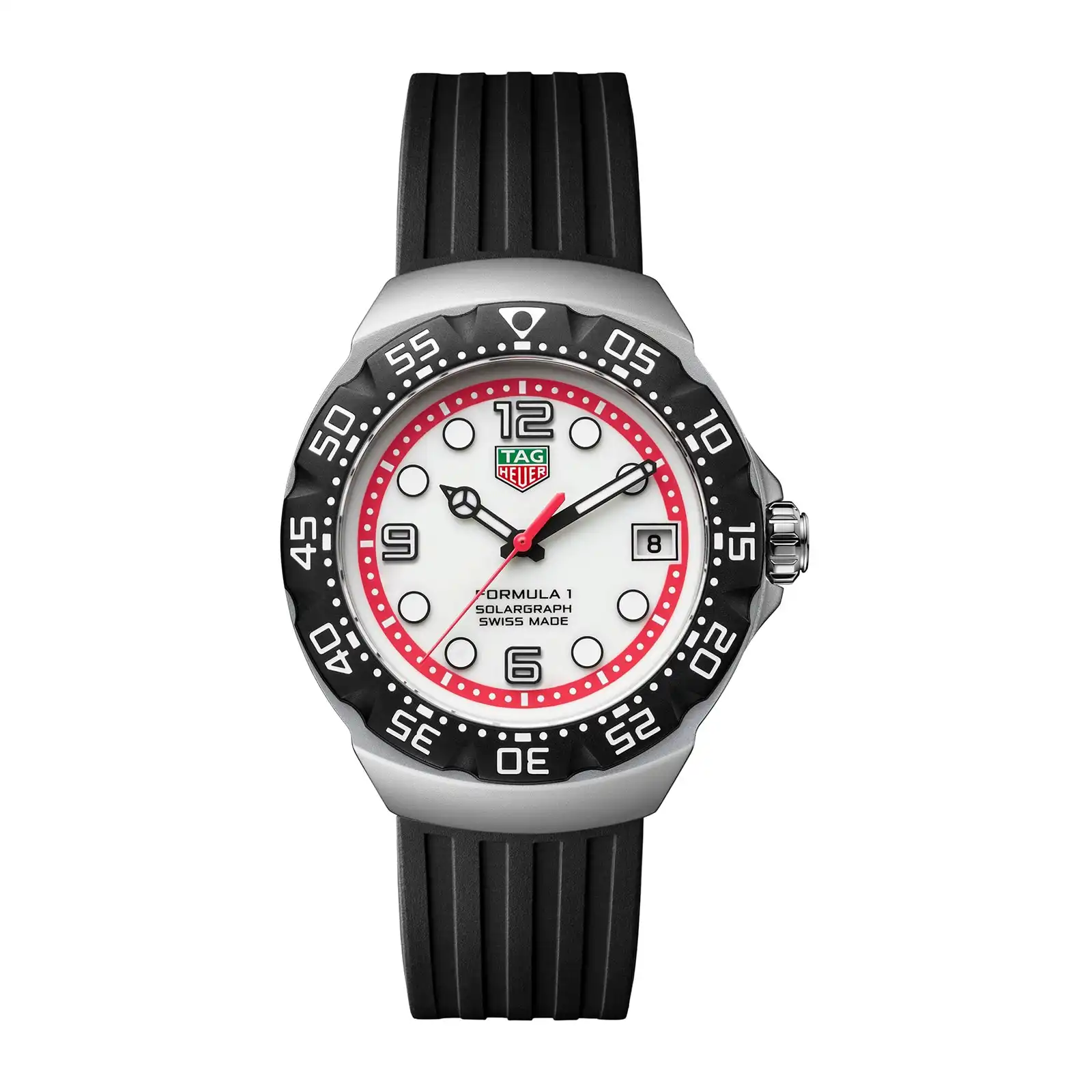 52phta151dp.webp TAG Heuer Formula 1 Solargraph Limited Edition 38mm Mens Replica White WBY111A.FT8106 - Image 1