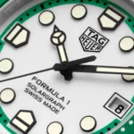 TAG Heuer Formula 1 Solargraph Limited Edition 38mm Mens Replica Green and Red WBY1160.FT8085 - Image 3