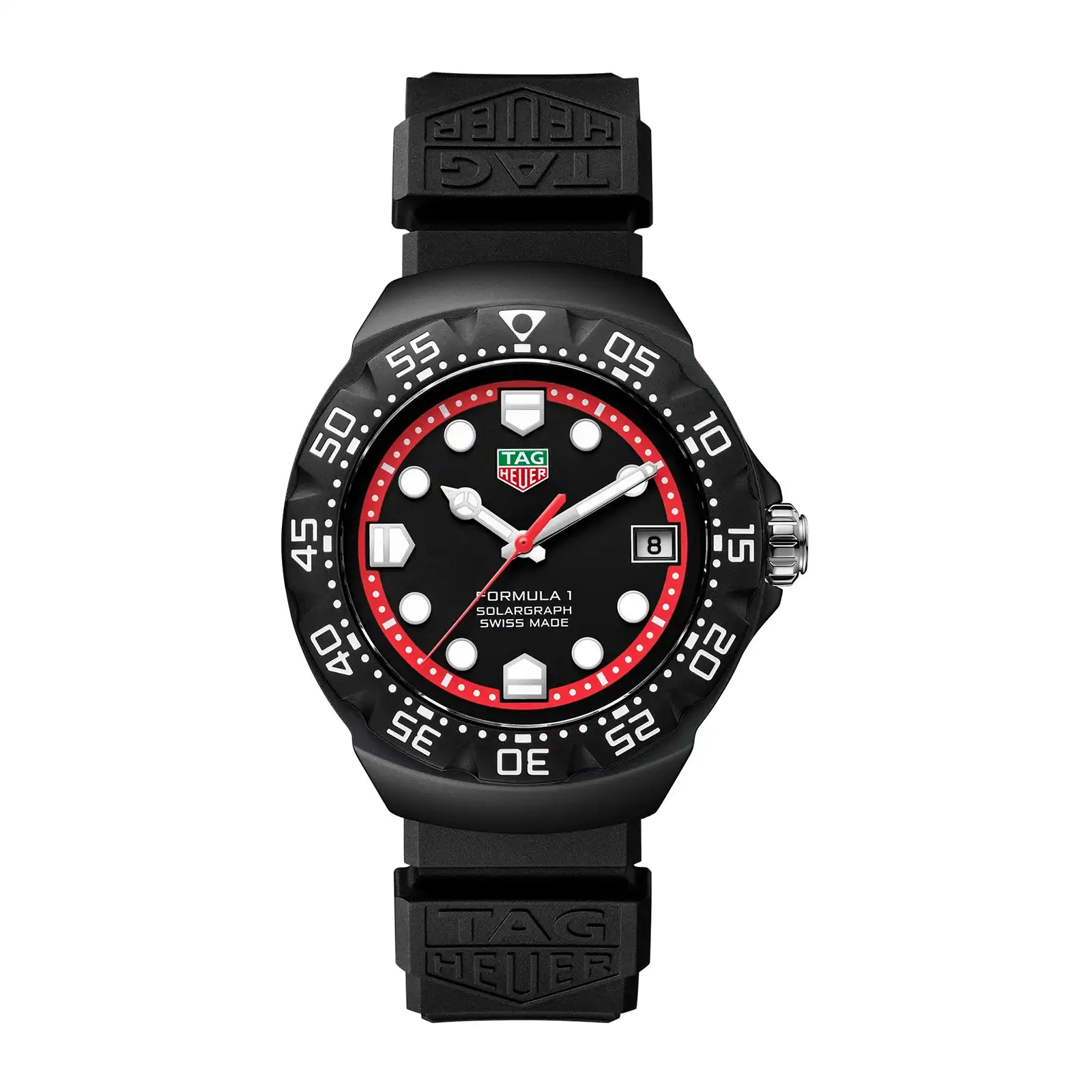 r541w2f431u.webp TAG Heuer Formula 1 Solargraph Limited Edition 38mm Mens Replica Black WBY1114.FT8084 - Image 1