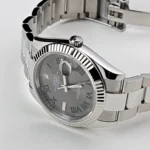 Rolex Datejust Replica 126334 'Wimbledon' Stainless Steel Slate Dial Oyster - Image 4