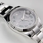 Rolex Datejust Replica 126334 'Wimbledon' Stainless Steel Slate Dial Oyster - Image 6
