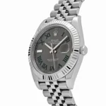 Rolex Datejust Replica 126334 'Wimbledon' Stainless Steel Slate Dial Jubilee - Image 4