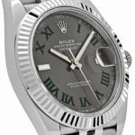 Rolex Datejust Replica 126334 'Wimbledon' Stainless Steel Slate Dial Jubilee - Image 5