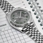 Rolex Datejust Replica 126334 'Wimbledon' Stainless Steel Slate Dial Jubilee - Image 7