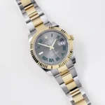 Rolex Datejust Replica 126333 Yellow Gold Stainless Steel Wimbledon Slate Dial Oyster - Image 3