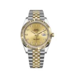 Rolex Datejust Replica 126333 Yellow Gold Stainless Steel Champagne Diamond Di