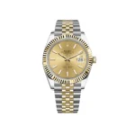 Rolex Datejust Replica 126333 Yellow Gold Stainless Steel Champagne Dial Jubilee
