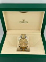 Rolex Datejust Replica 126333 Yellow Gold Stainless Steel Champagne Dial Jubilee - Image 2
