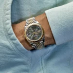Rolex Datejust Replica 126333 Wimbledon Yellow Gold Stainless Steel Slate Dial Jubilee - Image 2