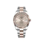 Rolex Datejust Replica 126331 Rose Gold Stainless Steel Sundust Diamond Dial