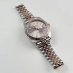 Rolex Datejust Replica 126331 Rose Gold Stainless Steel Sundust Dial Jubilee - Image 3