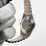 Rolex Datejust Replica 126331 Rose Gold Stainless Steel Sundust Dial Jubilee - Image 9