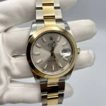 Rolex Datejust Replica 126303 Stainless Steel Yellow Gold Silver Dial - Image 3