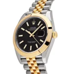 Rolex Datejust Replica 126303 Stainless Steel Yellow Gold Black Dial Jubilee - Image 2