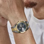 Rolex Datejust Replica 126303 'Wimbledon' Yellow Gold Stainless Steel Slate Dial - Image 2