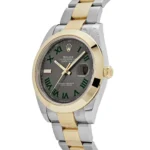Rolex Datejust Replica 126303 'Wimbledon' Yellow Gold Stainless Steel Slate Dial - Image 3