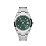 Rolex Datejust Replica 126300 Stainless Steel Green Dial Oyster