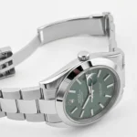 Rolex Datejust Replica 126300 Stainless Steel Green Dial Oyster - Image 4