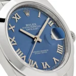 Rolex Datejust Replica 126300 Stainless Steel Blue Roman Dial Jubilee - Image 5