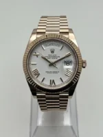 Replica Rolex Day-Date 228235 Rose Gold White Roman Dial - Image 2