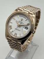 Replica Rolex Day-Date 228235 Rose Gold White Roman Dial - Image 5