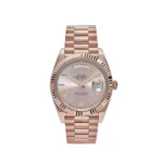 Replica Rolex Day-Date 228235 Rose Gold Sundust Roman Dial