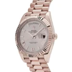 Replica Rolex Day-Date 228235 Rose Gold Sundust Roman Dial - Image 3