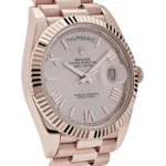 Replica Rolex Day-Date 228235 Rose Gold Sundust Roman Dial - Image 5
