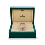 Replica Rolex Day-Date 228235 Rose Gold Sundust Roman Dial - Image 7