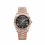 Replica Rolex Day-Date 228235 Rose Gold Slate Ombre Dial