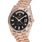 Replica Rolex Day-Date 228235 Rose Gold Eisenkiesel Diamond Dial - Image 3