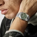 Replica Rolex Day-Date 228206 Platinum Olive Green Arabic Dial - Image 2