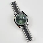 Replica Rolex Day-Date 228206 Platinum Olive Green Arabic Dial - Image 3