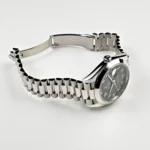 Replica Rolex Day-Date 228206 Platinum Olive Green Arabic Dial - Image 5