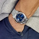 Replica Rolex Day-Date 228206 Platinum Blue Dial - Image 2