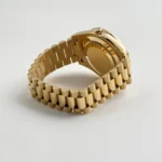 Replica Rolex Day-Date 218398 Yellow Gold Champagne Dial Diamond Bezel - Image 7