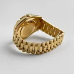 Replica Rolex Day-Date 218398 Yellow Gold Champagne Dial Diamond Bezel - Image 8
