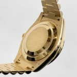 Replica Rolex Day-Date 218398 Yellow Gold Champagne Dial Diamond Bezel - Image 9