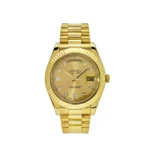 Replica Rolex Day-Date 218238 Yellow Gold Champagne Diamond Dial