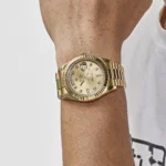 Replica Rolex Day-Date 218238 Yellow Gold Champagne Diamond Dial - Image 2