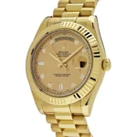 Replica Rolex Day-Date 218238 Yellow Gold Champagne Diamond Dial - Image 3