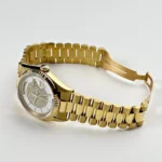 Replica Rolex Day-Date 18238 Yellow Gold Carousel Diamond Dial Presidential Bracelet - Image 4