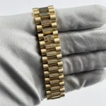 Replica Rolex Day-Date 18238 Yellow Gold Carousel Diamond Dial Presidential Bracelet - Image 5