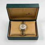 Replica Rolex Day-Date 18238 Yellow Gold Carousel Diamond Dial Presidential Bracelet - Image 11