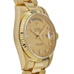Replica Rolex Day-Date 18238 Presidential Yellow Gold Champagne Diamond Dial - Image 5