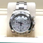 Rolex Daytona Replica 116509 White Gold Mother Of Pearl Diamond Dial - Image 2