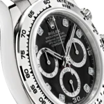Rolex Daytona Replica 116509 White Gold Black Diamond Dial - Image 3