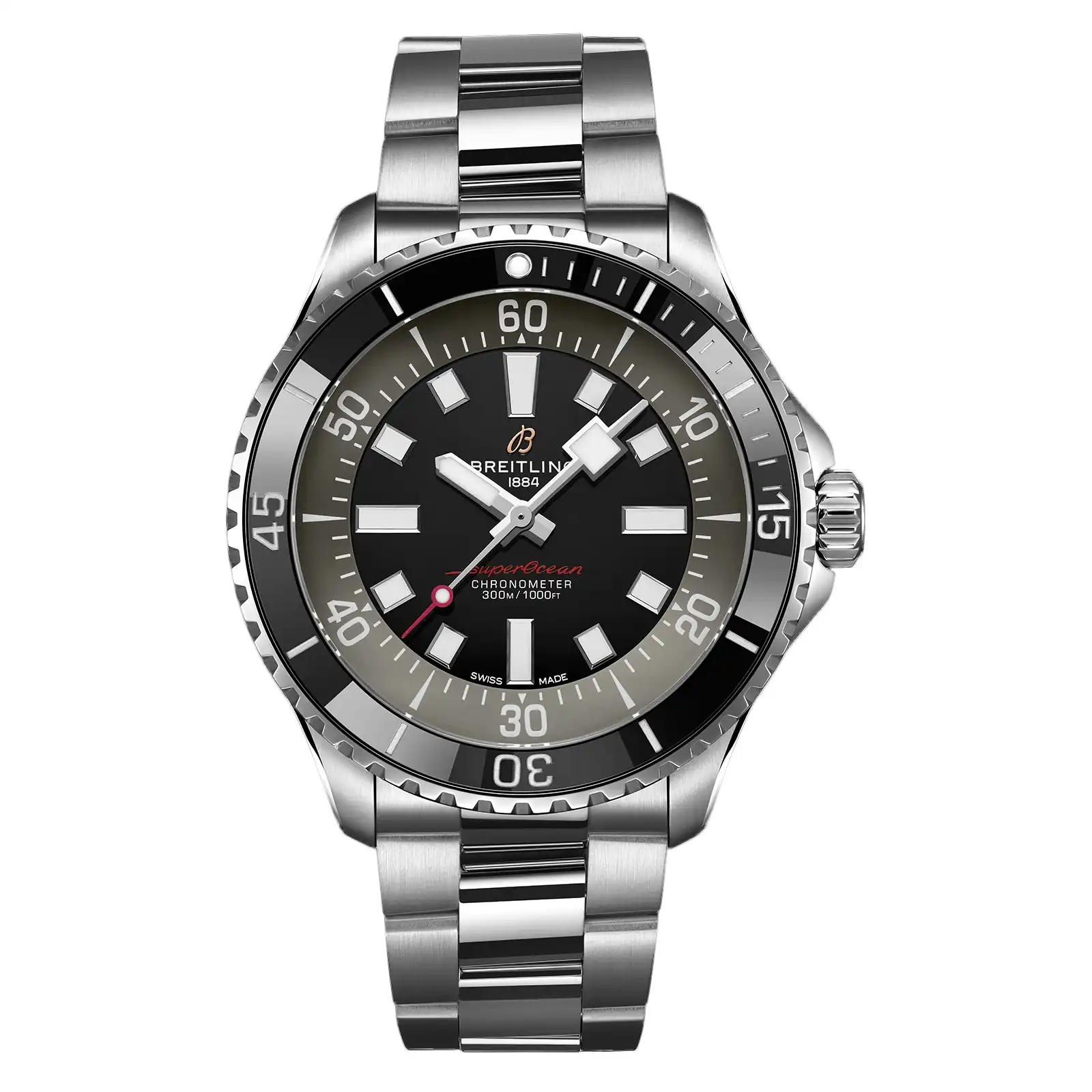 klbaqty0pv2.webp Replica Breitling Superocean Automatic 44mm UK Edition Mens Black A173765A1B1A1 - Image 1