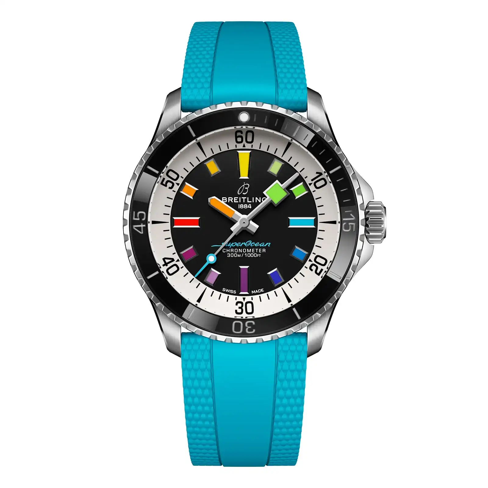 a0vapeegwrp.webp Replica Breitling Superocean Automatic 42mm Mens Blue Rubber A17375211B2S1 - Image 1